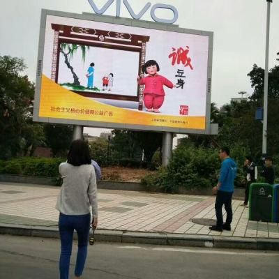 Outdoor RGB Pantalla LED Publicidad Media Advertising Digital Panel Display Screen LED Sign for Ads with Steel Cabinet