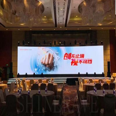 China Full Color SMD P3.91 Indoor LED Cabinet Indoor Display Curved LED Panel