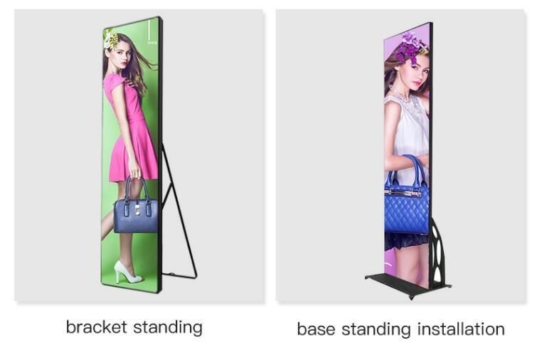 HD P1.875 Poster /Mirror LED Screen SMD1515 Full Color for Show Case
