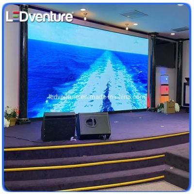 Indoor Advertising Video Wall P2.6 Ultra Thin Aluminum LED Display Screen