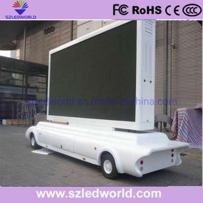 P8 Outdoor Waterproof Video Full Color Advertising LED Display Trailer