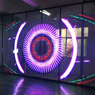 High Brightness Glass Window Transparent LED Screen Display