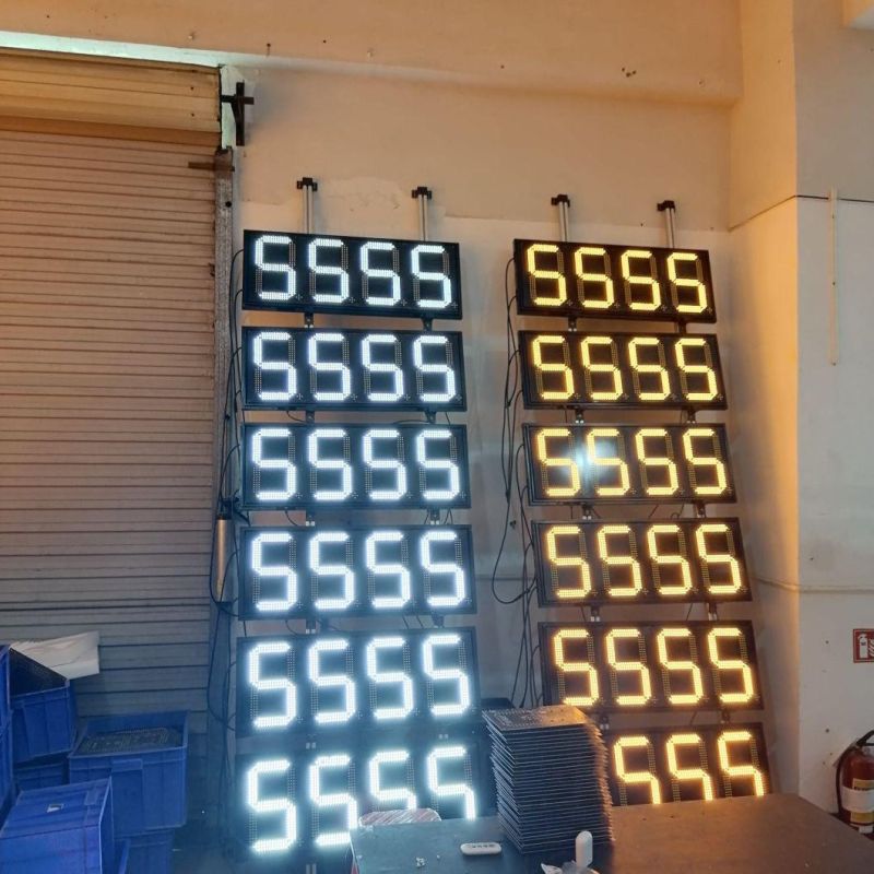 Regular 8.888 Segment LED Gas Price Sign 8" 12" 16" 20"