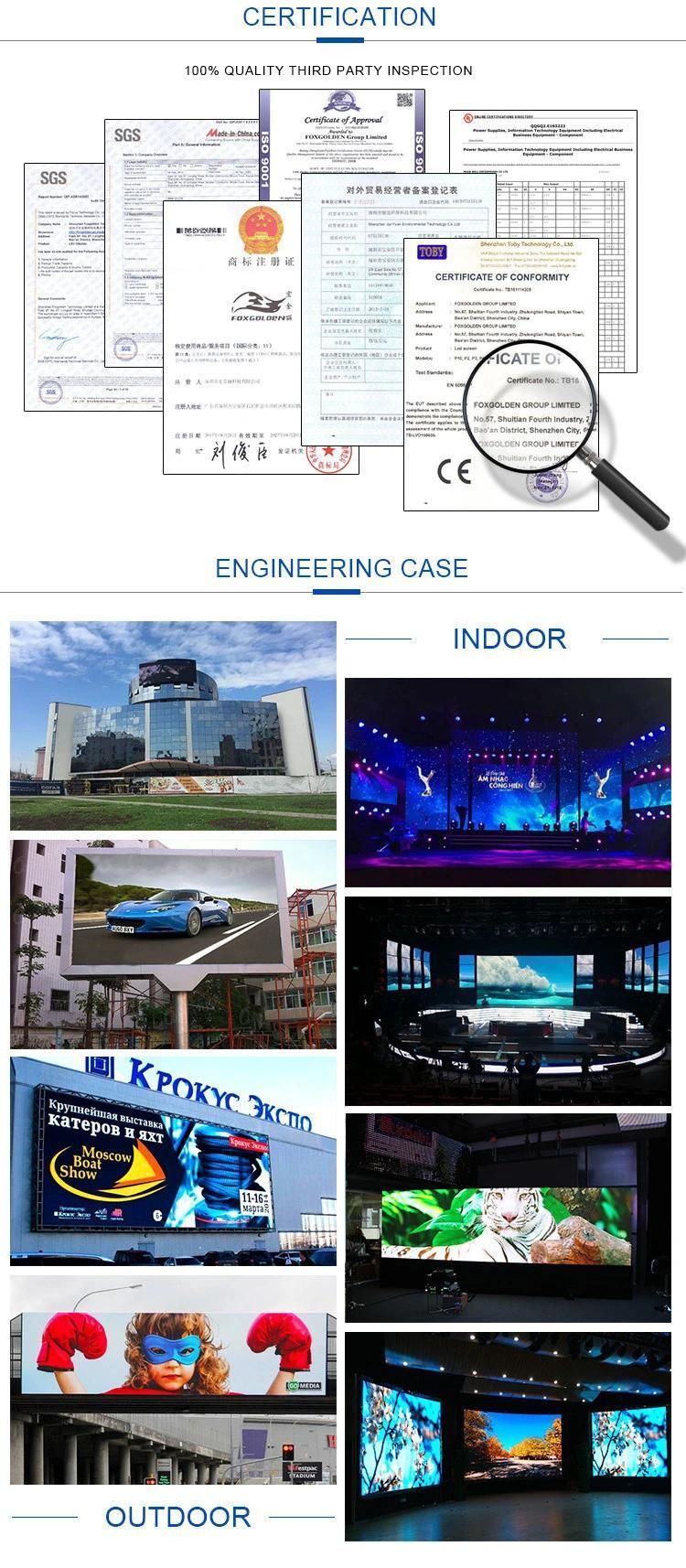 P6 Panel Advertising Billboards Video Wall Indoor Outdoor LED Display