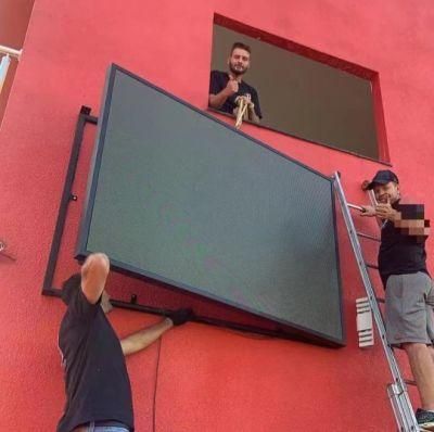 Fixed Installation Outdoor LED Screen P10 960X960mm 6500nits Building Advertising LED Screen