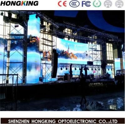 Super Wide P4.81 Indoor Full Color LED Advertising Screens Display