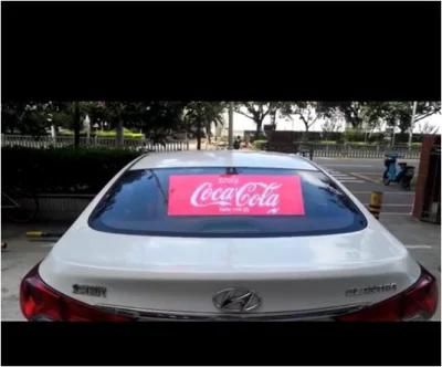 Message Display Transparent Screen LED Car Animation Car Rear Window Advertising