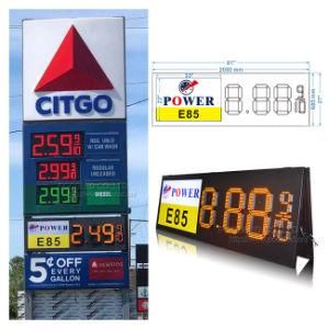 Outdoor Gas Station LED Gas Price Sign