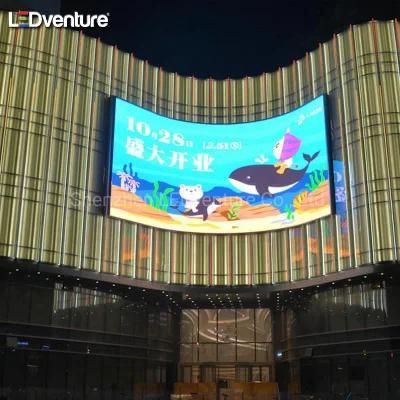 Outdoor P3.91 Advertising Curved LED Display Panel with Digital Screen Price