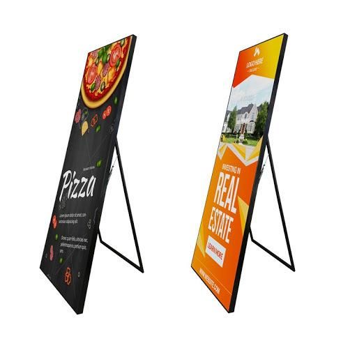 576*1920mm Stand Mirror Indoor Screen P3 Poster LED Display for Mall Ads