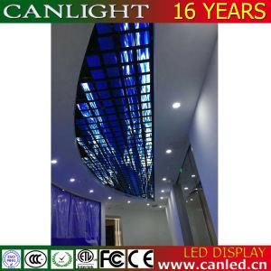 Creative Special Shape Curved Flexible Ceiling Cylinder LED Display Screen Video Wall for Bar