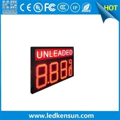Waterproof Reusable 16inch LED Gas Price Sign Brand Outdoor LED Display