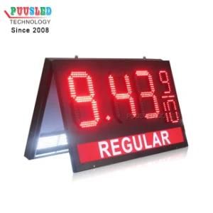 Outdoor Waterproof LED Gas Station Pylon Sign 7 Segment Electronic Billboard Board LED Gas Price Sign