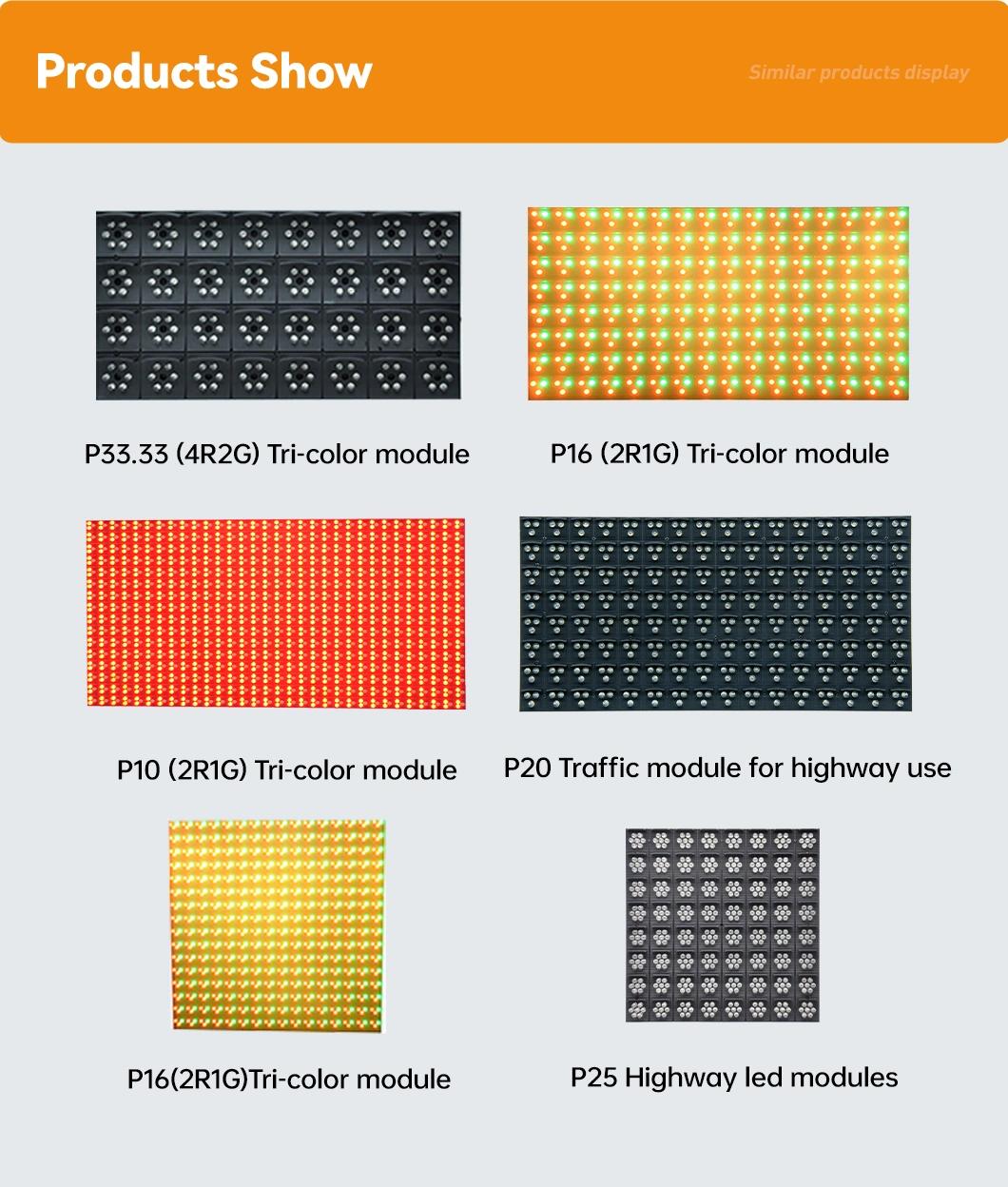 P20 DIP LED Module 1r1g1b High Brightness