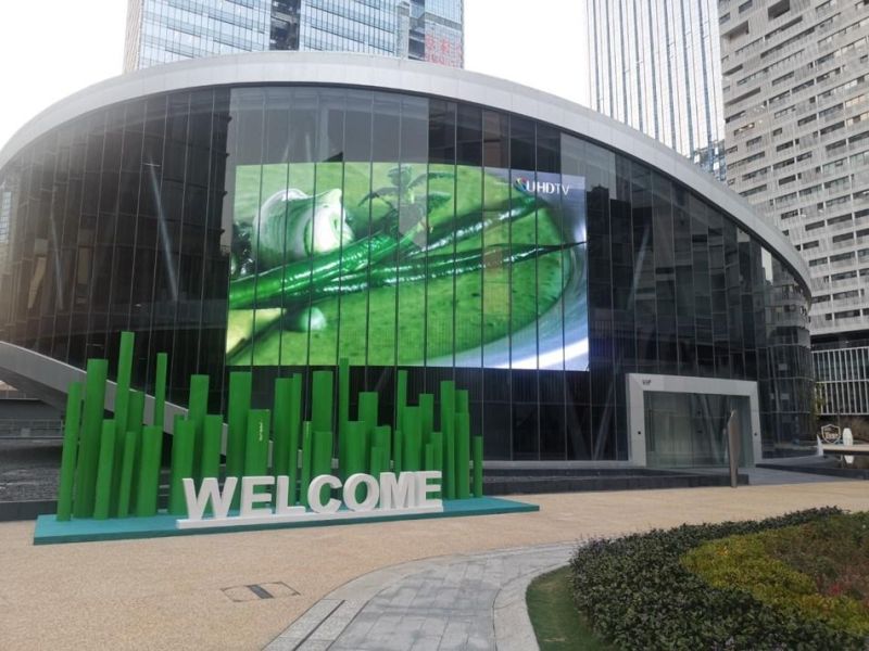 P2.976 Window Glass LED Video Wall P2.976-6.25 LED Transparency LED Screen Transparent Glass LED Display