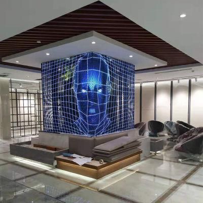 P3.9-7.8 Transparent LED Display Panel Screen for Outdoor Advertisement