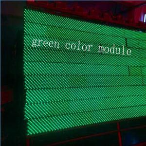 Semi-Outdoor Single Green-Color LED Display Module