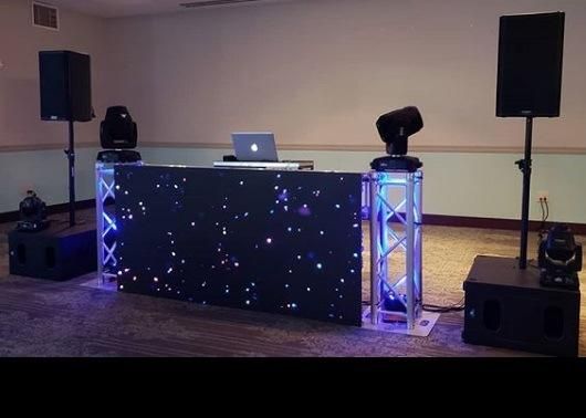 Portable Rental Live Events Interactive Video Super Slim LED DJ Booth LED Display