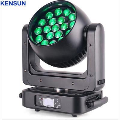 Shenzhen 19X25W 4in1 LED Zoom Wash Moving Head Stage Lighting Equipment RGBW Beam Light