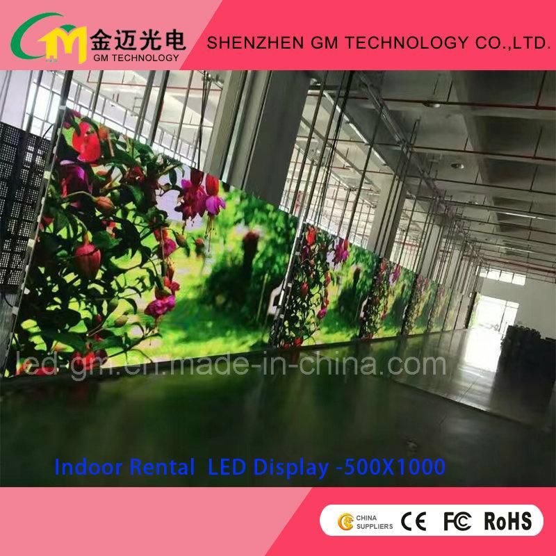 Indoor Stage Equipment P3.91 Rental LED Video Display Wall