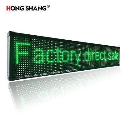 Sales Ad Shop Custom LED Display Ultra-Thin Green Advertising Board