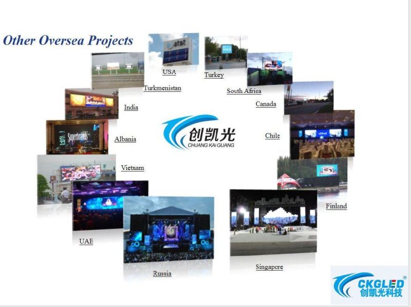 Full Color P4.81mm Rental Advertising LED Display Screen for Stage/TV Stage/Video Wall