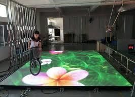 Shenzhen Stage LED Screen Interactive LED Floor Display Show Case