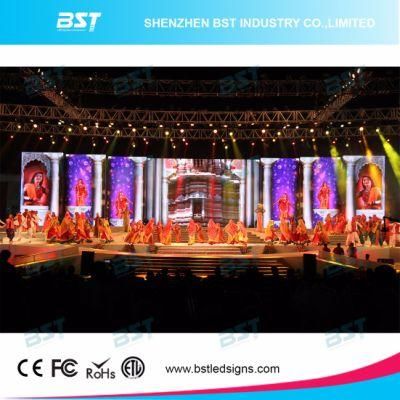 High Brightness P3.91 LED Rental Video Screen for Advertising Media