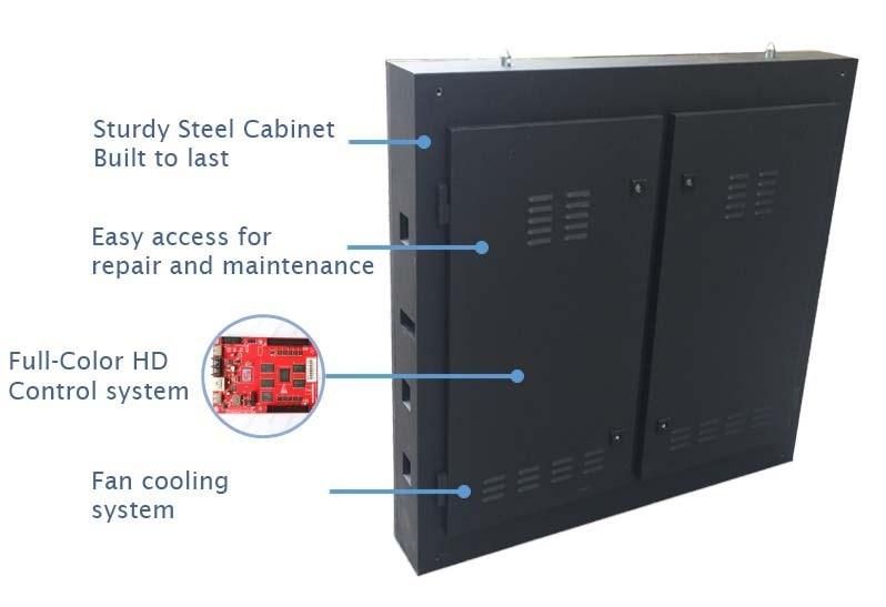 2018 Waterpoor High Brightness P7.62 Full Color Virtual LED Display