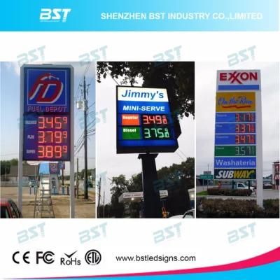 Outdoor High Brightness LED Gas Price Display