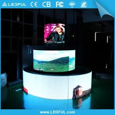 RGB Flexible Video LED Display Curtain Flexible LED Screen