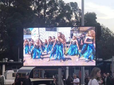 Outdoor Advertising 8sqm Mobile LED Trailer Billboard