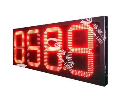Outdoor LED Gas Station Price Display 888.8 7 Segment LED Gas Price Sign Display