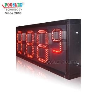 Outdoor Red 8.889 Changer Fuel Station Electronic LED Digit Display LED Gas Price Sign for Gas Station