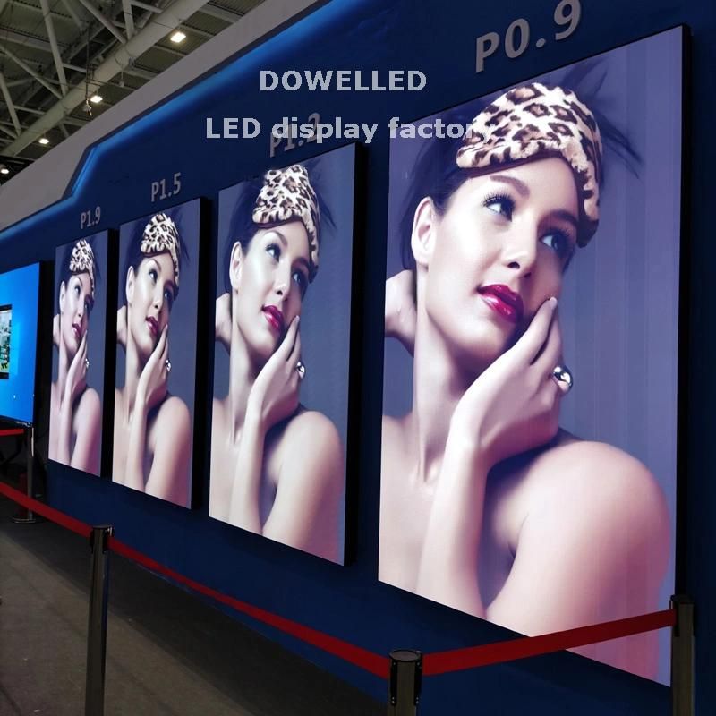 High Refresh Rate 3840Hz Indoor P1.875 SMD1515 Advertising Panel Background Wall Retail LED TV Display