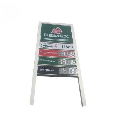IP65 Waterproof 12inch LED Gas Price Sign with Light Box