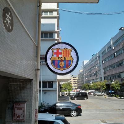 61cm P4.81 WiFi Control 2side Outdoor Round Circle LED Display Screen Sign