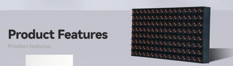 P20 Video Outdoor Single Color LED Display Wall Screen Module