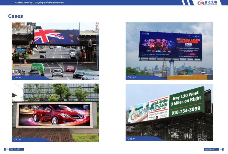 P6 Digital Outdoor Advertisement Full Color LED Display Screen Billboard Video Advertising Wall Electronic Signage Poster Billboard Vehicle Pole Stand Frame