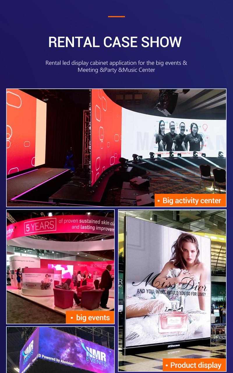 RGB Video Panel P3.91 Indoor LED Screen Rental LED Display P2.5 P3 P3.91