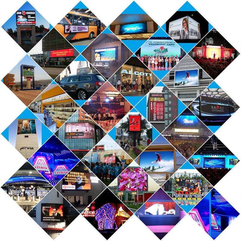 P10 SMD3535 Outdoor Rental Fixed Full Color 6X3FT 6X12FT Advertising LED Display Screen