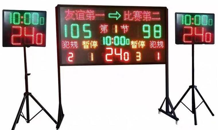 IP45 Waterproof Signs 6inch LED Digital Basketball Scoreboard