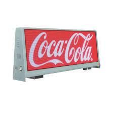 Double Side Car Roof Sign /Taxi Top LED Display for Video Advertising