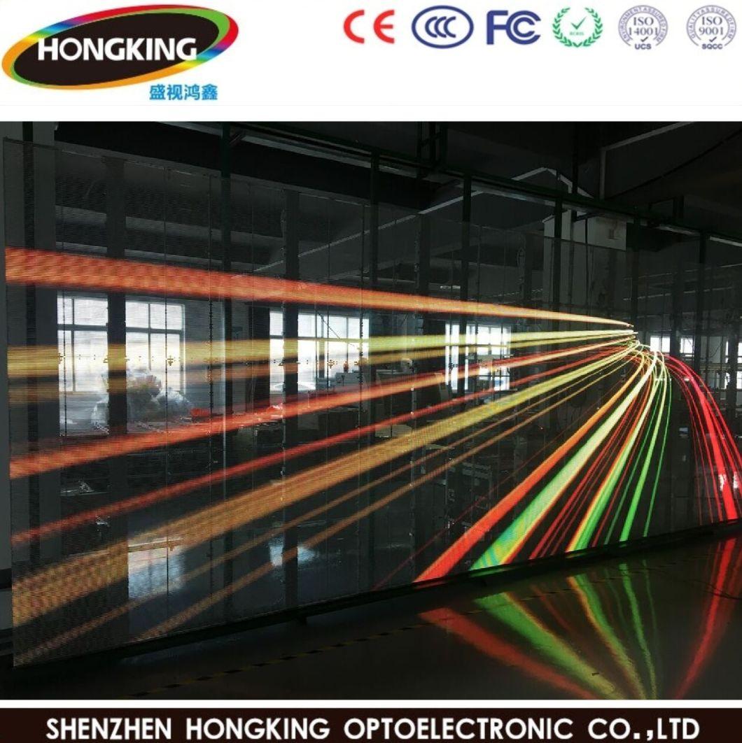 Outdoor Fixed /Rental P3.9 Full Color Transparent LED Display