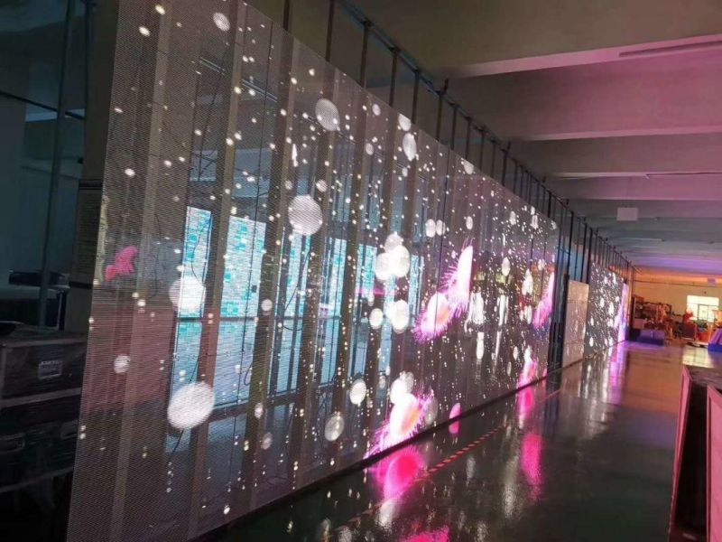 P10.4 Transparent Full Color Outdoor LED Screen Display Panel LED for Advertising