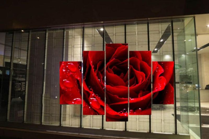 High Refresh Advertising Clear Transparent Screen Indoor LED Display