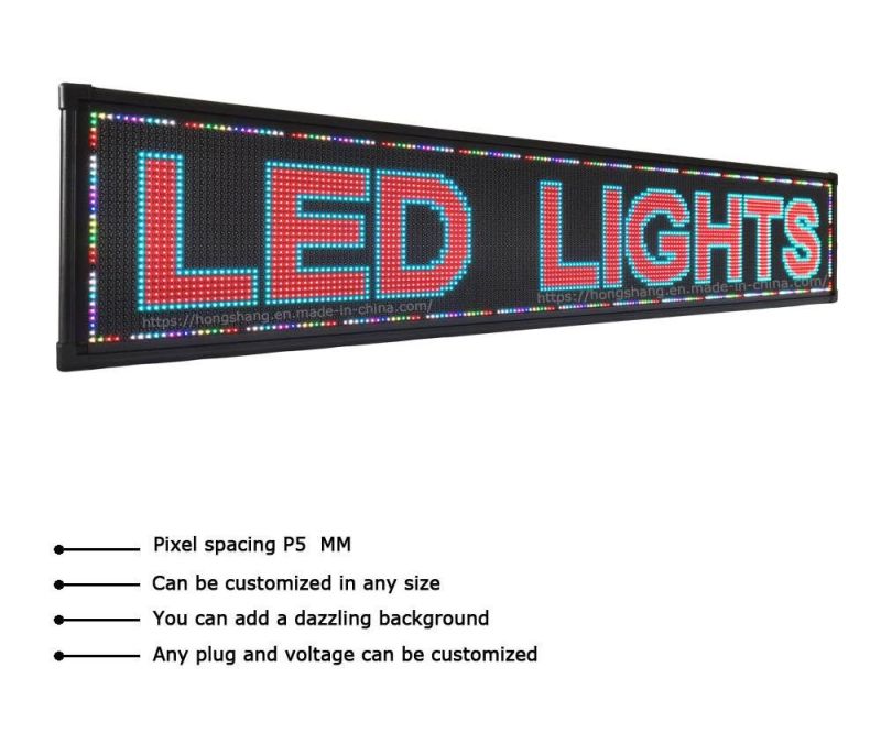 P5 Indoor Full-Color LED Is Used for Store Wall Advertising Display Board