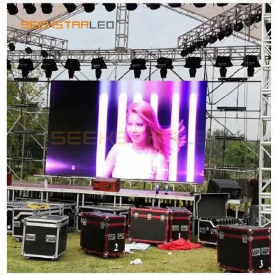 Waterproof Outdoor Stage LED Display Rental Cabinet LED Screen P3.91