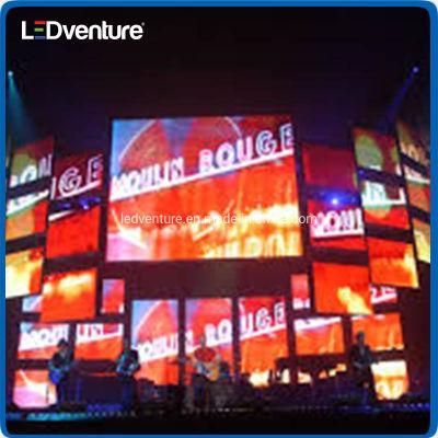 P3.9 Indoor Full Color Advertising Rental LED Background Wall