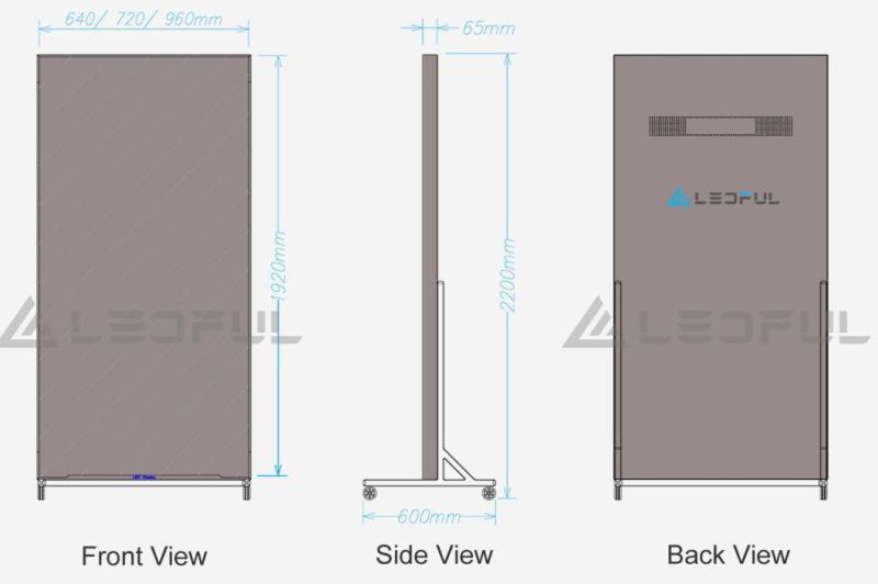 High Grey Scale Easy Moving WiFi Control LED Poster for Exhibition (LPoster-3)